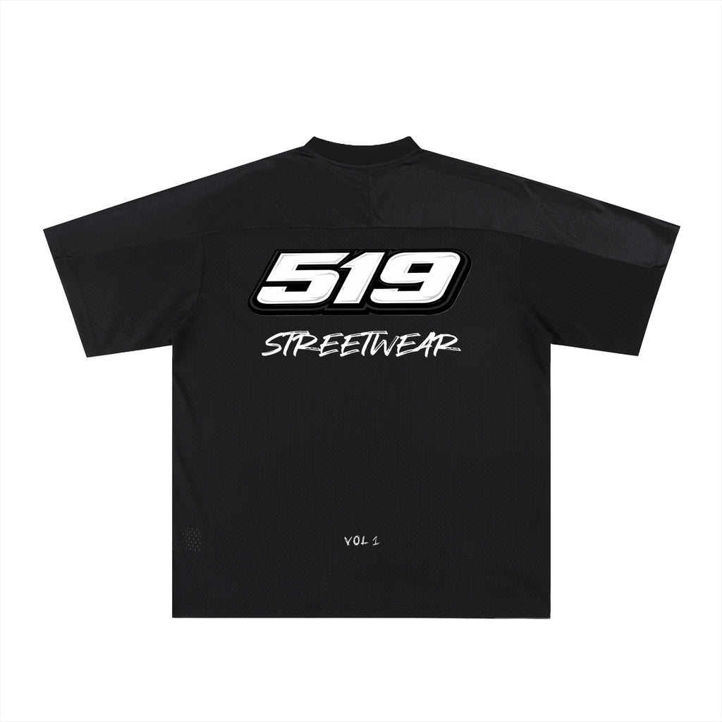 519 Oversized Mesh V-Neck Soccer Jersey