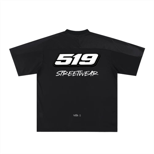 519 Oversized Mesh V-Neck Soccer Jersey
