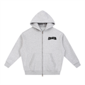Essential Oversized Cropped Bottom Fleece Boxy Hoodie