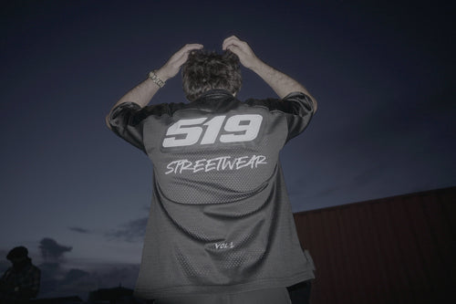 519 Oversized Mesh V-Neck Soccer Jersey