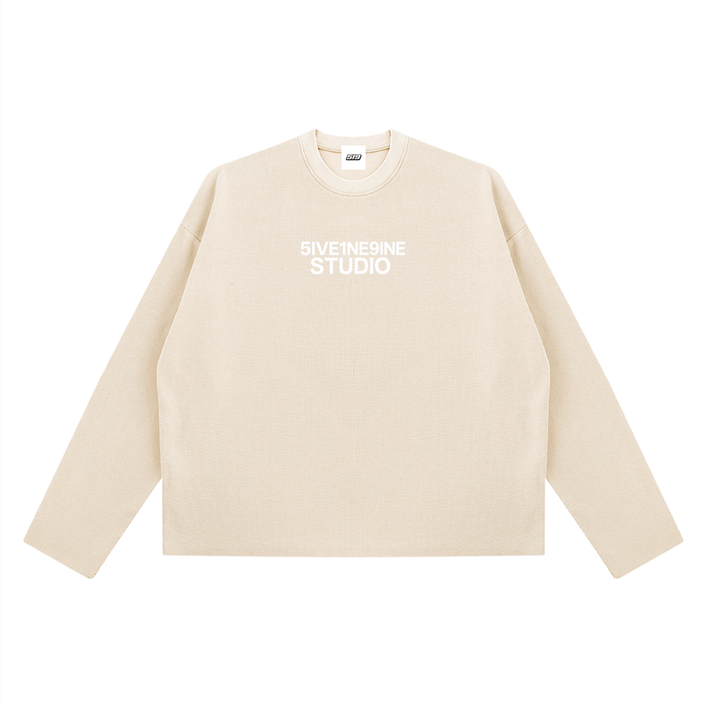 Unisex Vintage Wash Boxy Waffle Raw Edge T-Shirt '' I NEED 519 RETAIL THERAPY ''